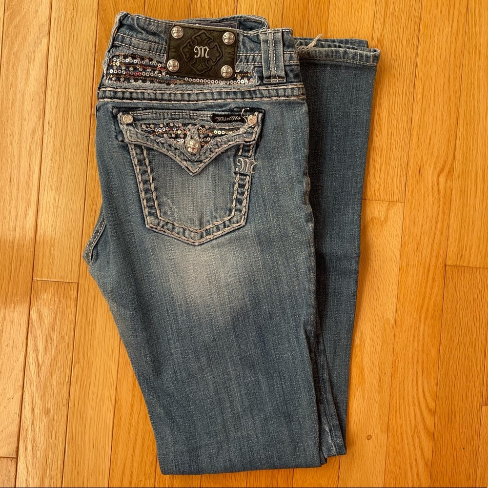 Miss Me brand bootcut jeans size 30